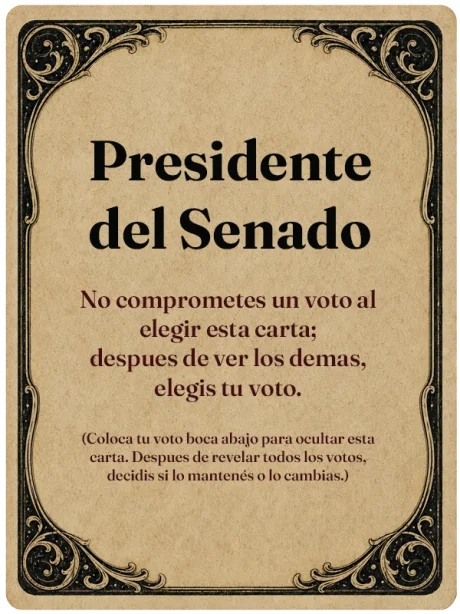 Carta Presidente del Senado