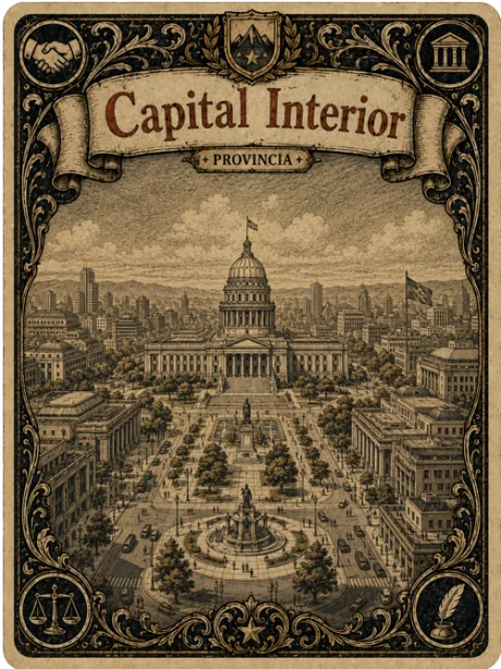Carta de la provincia Capital Interior